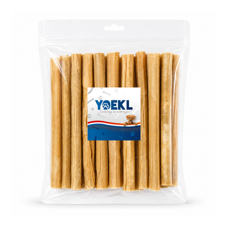 YOEKL - Bâtonnets à mâcher pressés 20 cm - Paquet de 20