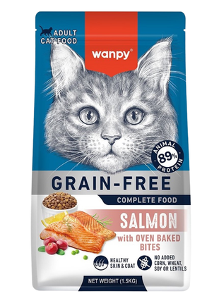 Wanpy - Kattenvoer Zalm - 1.5 kg (Adult)