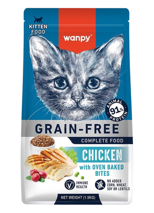 Wanpy - Kattenvoer Kip - 1.5 kg (Kitten)