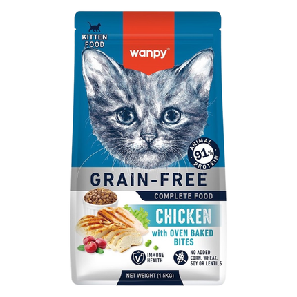 Wanpy - Kattenvoer Kip - 1.5 kg (Kitten)