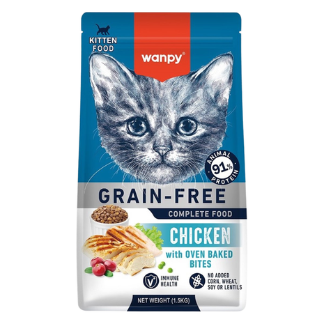 Wanpy - Kattenvoer Kip - 1.5 kg (Kitten)