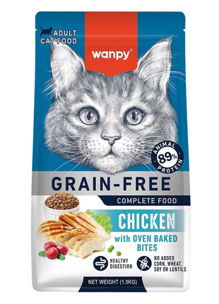 Wanpy - Kattenvoer Kip - 1.5 kg (Adult)