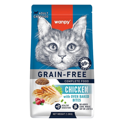 Wanpy - Kattenvoer Kip - 1.5 kg (Adult)