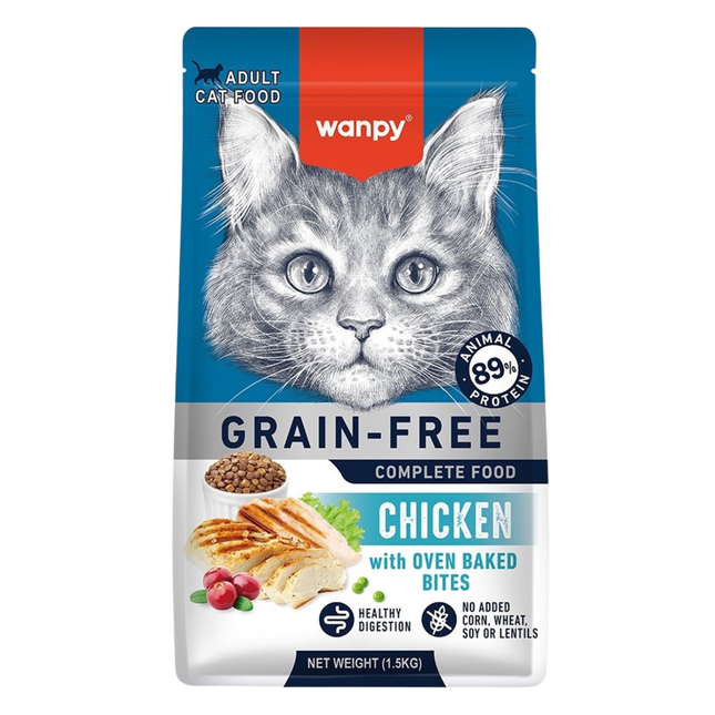 Wanpy - Kattenvoer Kip - 1.5 kg (Adult)