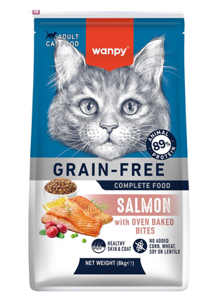 Wanpy - Kattenvoer Zalm - 8 kg (Adult)