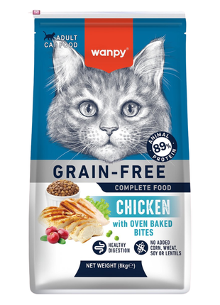 Wanpy - Katzenfutter Huhn - 8 kg (Erwachsene)