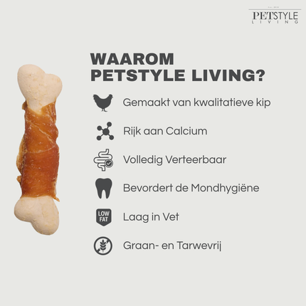 Petstyle Living – Hühner- und Kalziumknochen – 1 kg