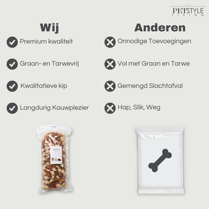 Petstyle Living – Hühner- und Kalziumknochen – 1 kg