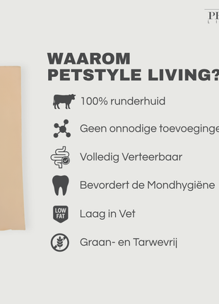 Petstyle Living - Copeaux de peau brute soufflés - 1 kg 