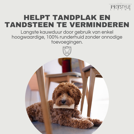 Petstyle Living – Gepuffte Rohhautchips – 1 kg 